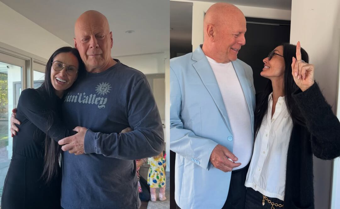 Demi Moore y Bruce Willis fueron pareja durante 13 años. Foto: Instagram oficial.