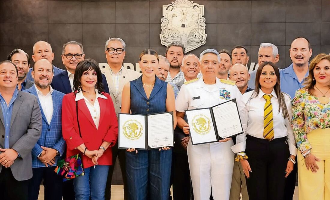 El secretario de Marina afirmó que Punta Colonet será un puerto seguro, que dará a Baja California un papel estratégico en el comercio mundial. Foto: Especial