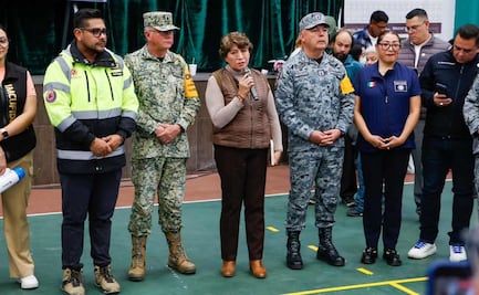 Delfina Gómez supervisa atención a familias evacuadas por fuga de gas en Nezahualcóyotl; supervisa trabajos de reparación de ducto