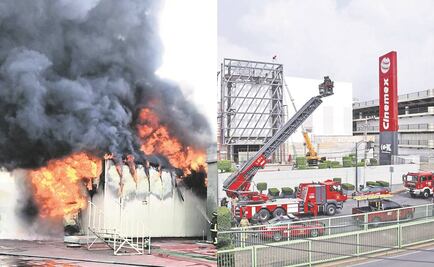 Se incendia azotea de Galerías Coapa