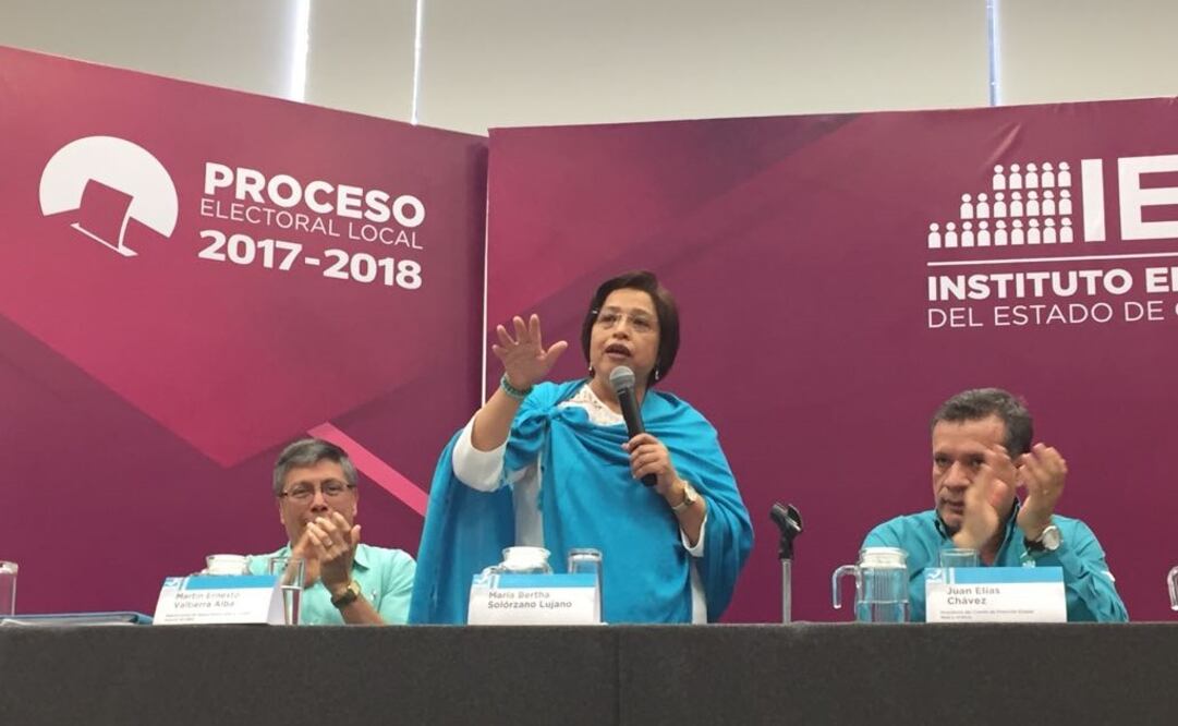 En la sede del Instituto Electoral del Estado de Guanajuato, Solórzano Lujano destacó la participación de hombres y mujeres para "sacar adelante el gobierno". Foto: Especial