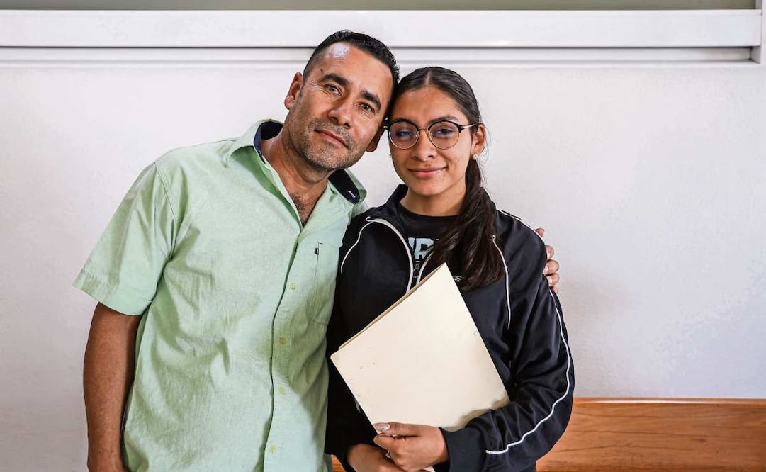 Frida estuvo a punto de desistir,
pero sus padres la animaron