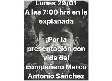 Convocan a paro de 24 horas por estudiante desaparecido de la UNAM