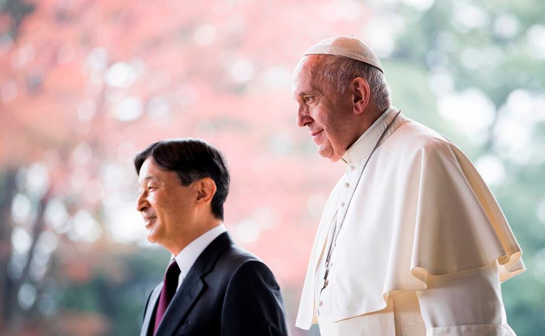 El papa Francisco se reunió con el emperador de Japón, Naruhito (Fotos: AFP)