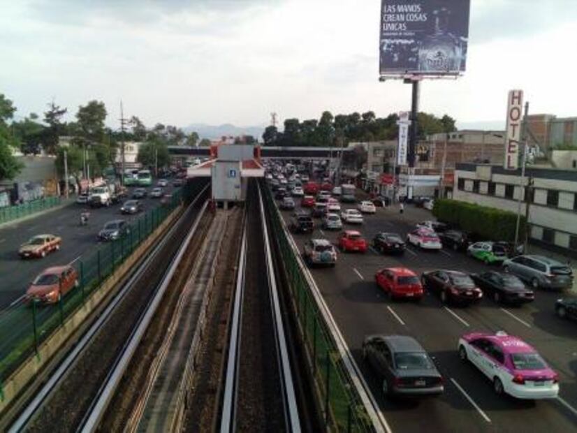 La estación del metro en honor al general que se quedó sin parque