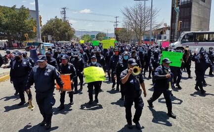 Policías estatales cumplen 4 días en paro de labores en Oaxaca