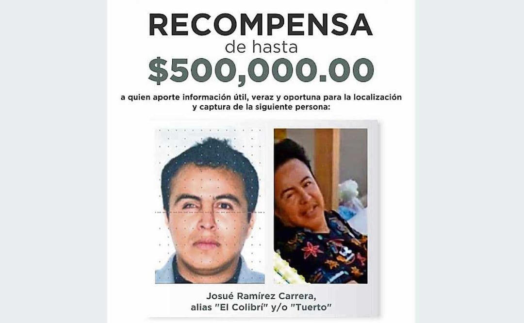 La fiscalía mexiquense ofrece una recompensa por El Tuerto por su participación en el secuestro de 4 personas. Foto: Especial