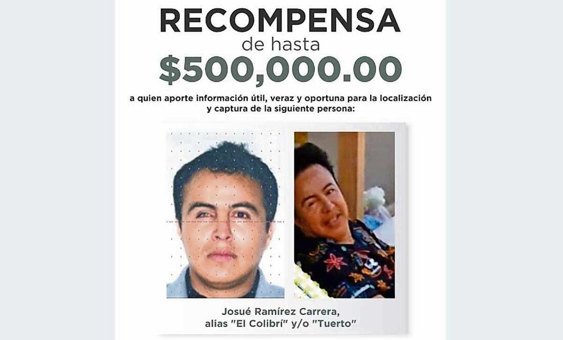 La fiscalía mexiquense ofrece una recompensa por El Tuerto por su participación en el secuestro de 4 personas. Foto: Especial
