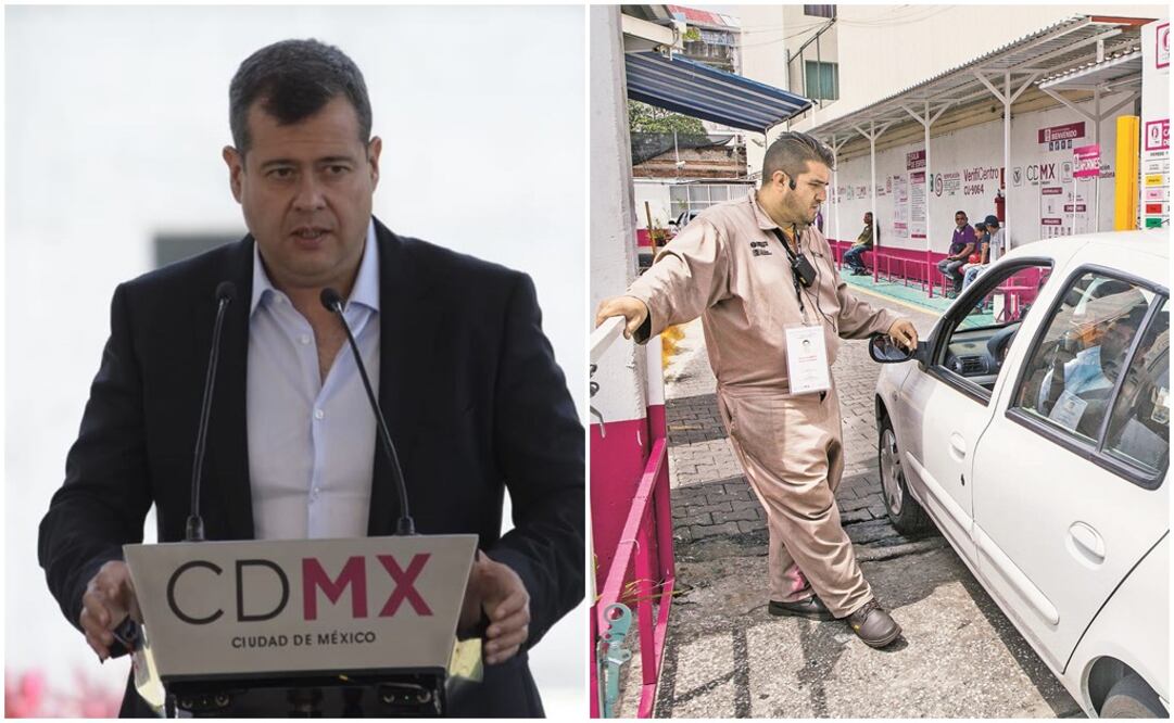 Amieva indicó que hasta este miércoles operan con normalidad 43 de los 57 Centros de Verificación Vehicular.  Foto: Especial