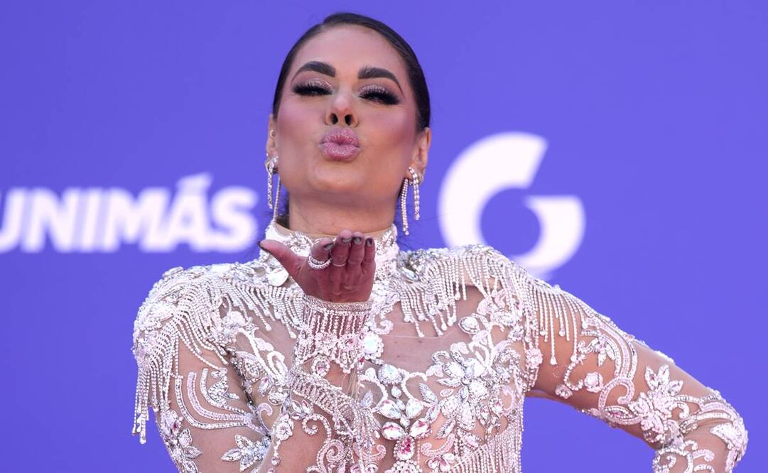 Galilea Montijo en la entrega de los Latin AMAs. Foto: AP.