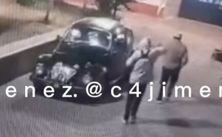 Captan a sicarios disparando en contra de tripulantes de un vehículo en Tláhuac