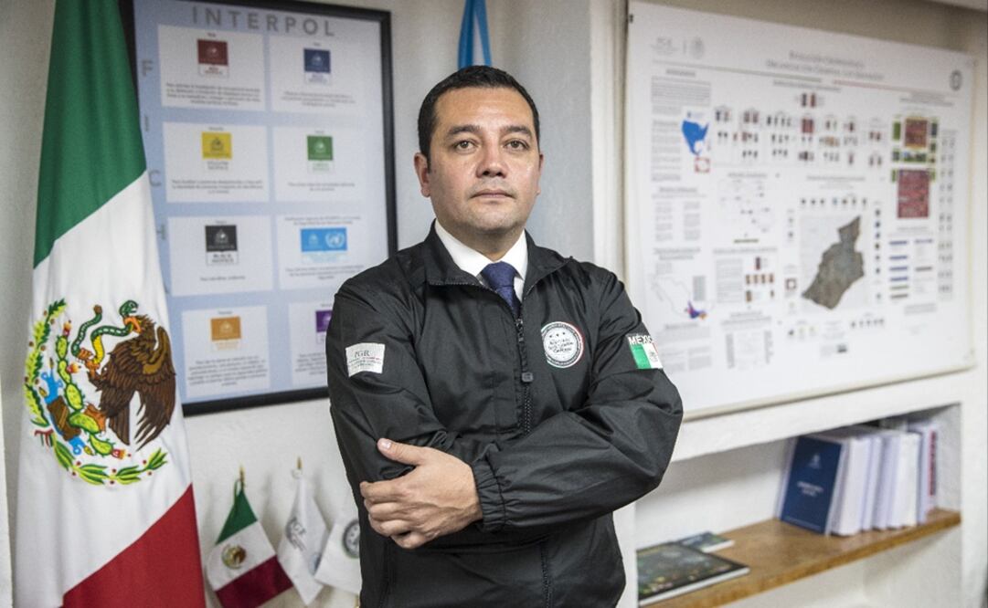 Francisco Almazán Barocio, Director for International Police Affairs and Interpol - Photo: Yadin Xolalpa/EL UNIVERSAL
