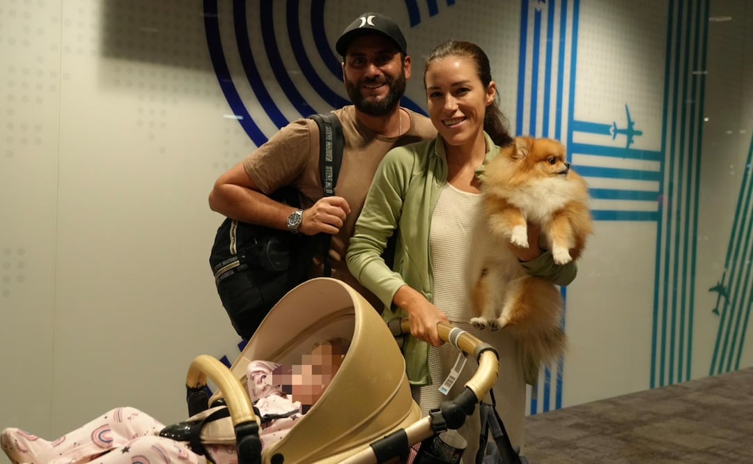 Familias mexicanas regresan desde Israel en aviones de la Fuerza Aérea Mexicana. Foto: SRE