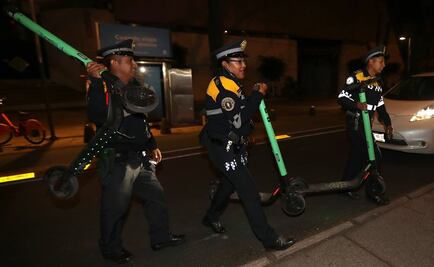 Suman 190 scooters de la empresa Grin retirados en la Roma y Condesa