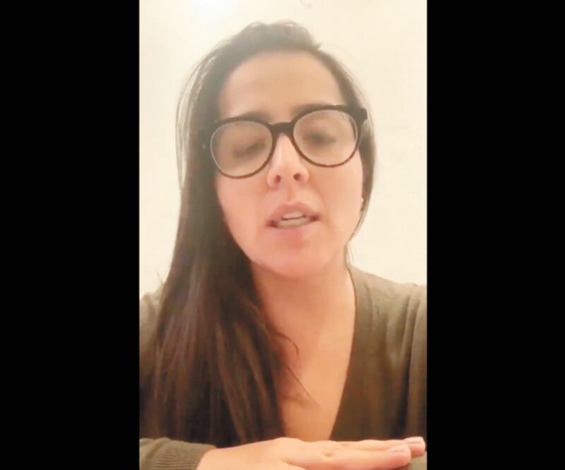 El martes, mediante un mensaje en su cuenta de Twitter, la edil Patricia Ortiz Couturier confirmó que padece Covid-19. Foto: TOMADA DE VIDEO