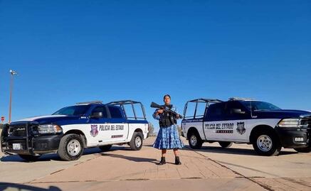 Liliana, la mujer rarámuri que cumple su sueño de ser policía estatal en Chihuahua 