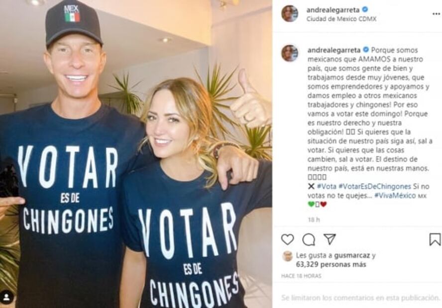 Maribel Guardia usa "#Votar es de chingones" y acude como otros famosos a las casillas