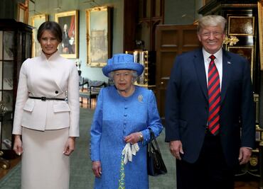 El protocolo que deberá seguir Trump durante su encuentro con la reina Isabel II