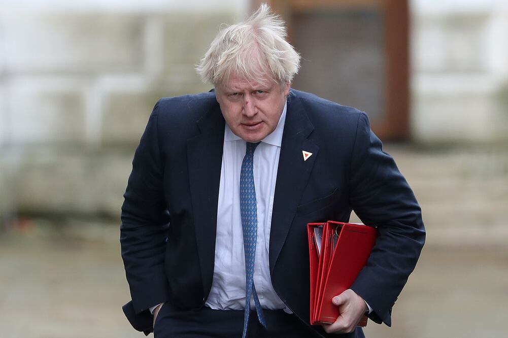 El presidente del Partido Conservador británico, Boris Johnson (Foto: AFP)