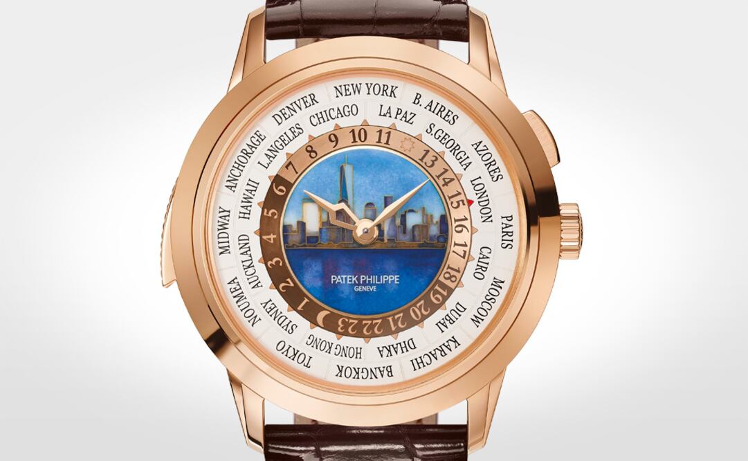 El nuevo Patek Philippe Ref. 5531R World Time Minute Repeater versión "New York by Day". Es una edición limitada a cinco piezas que fue presentada con motivo de la exposición The Art of Watches Grand Exhibition New York 2017. 
