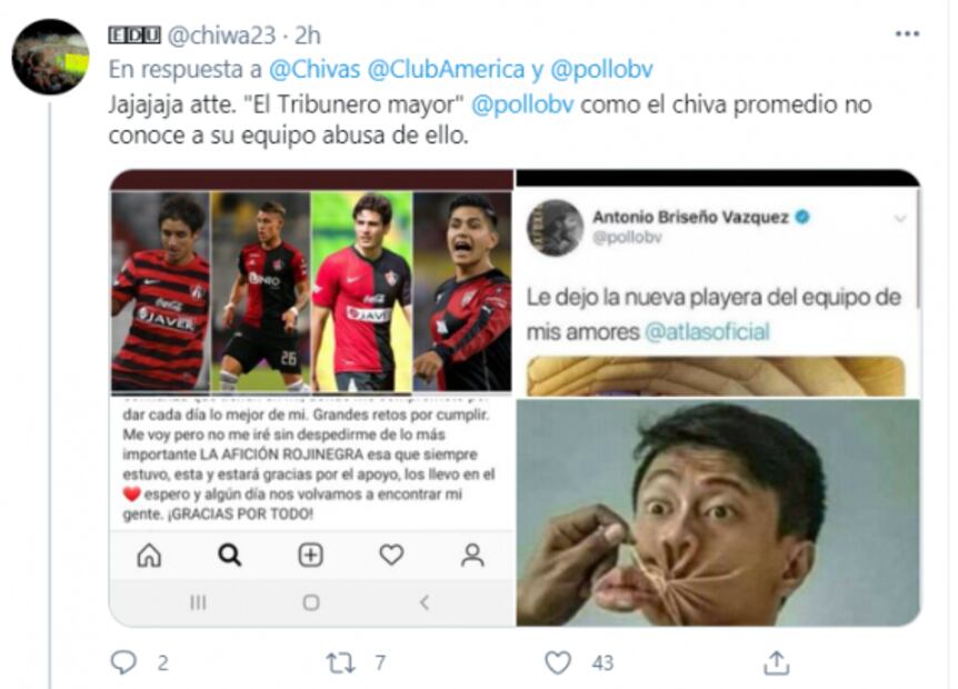 Tunden en redes al "Pollo" Briseño por hablar de la identidad de Chivas