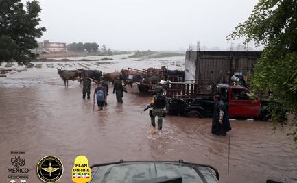 Por lluvias, declaran emergencia en cuatro municipios de Sinaloa