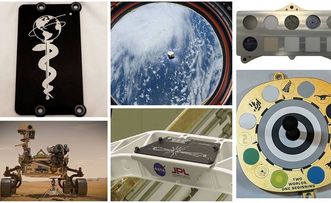 El rover Perseverance Mars de la NASA está "adornado" con una variedad de objetos que sirven tanto para fines decorativos como funcionales. Foto: NASA / JPL-Caltech