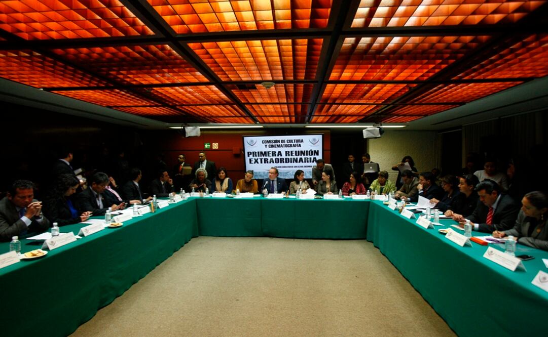Imagen de archivo de la Comisión de Cultura y Cinematografía de la Cámara de Diputados. Foto: Archivo El Universal