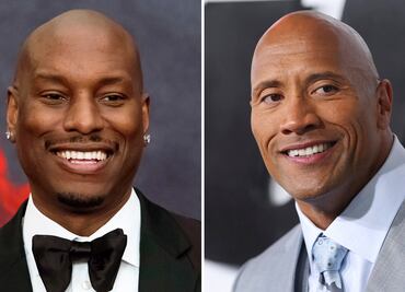 Rápidos y furiosos: Dwayne Johnson y Tyrese Gibson hacen la paz