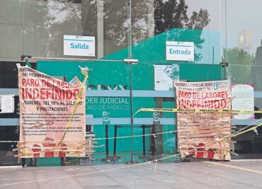 Invitan a los trabajadores del Poder Judicial de la CDMX a finalizar paro