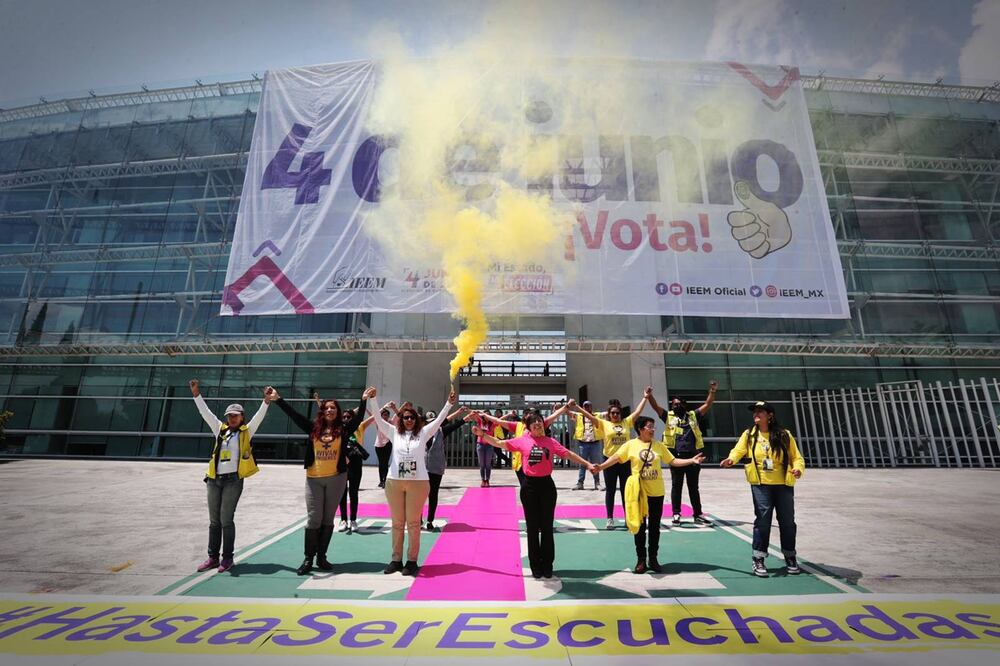 Madres buscadoras piden acciones concretas a candidatas a la gobernatura del Edomex. Foto: Jorge Alvarado/ EL UNIVERSAL