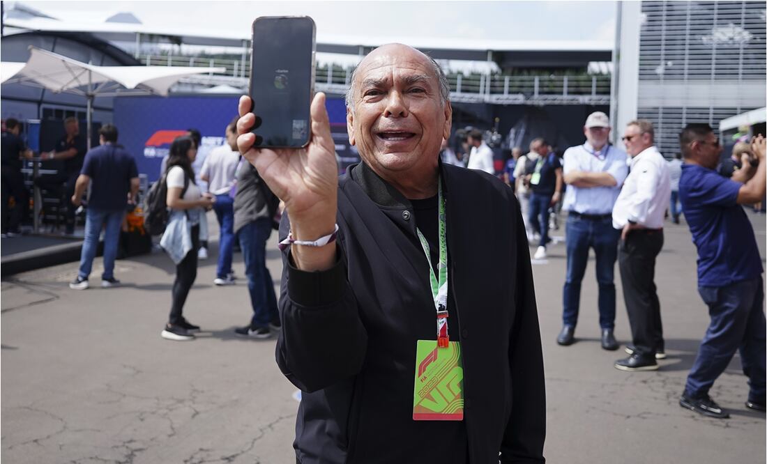 Antonio Pérez Garibay, padre de Checo Pérez, en el pasado Gran Premio de México. FOTO: IMAGO7