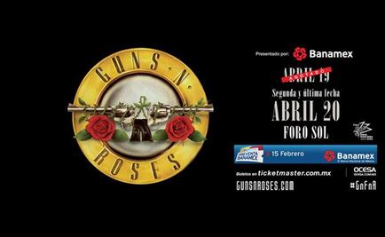 Guns N' Roses abre segunda fecha en México