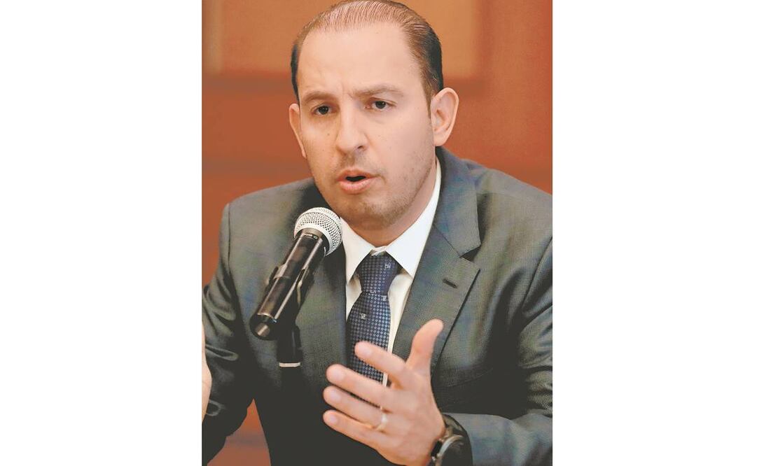 Marko Cortés defendió las alianzas con PRI y PRD. Foto: ARCHIVO EL UNIVERSAL