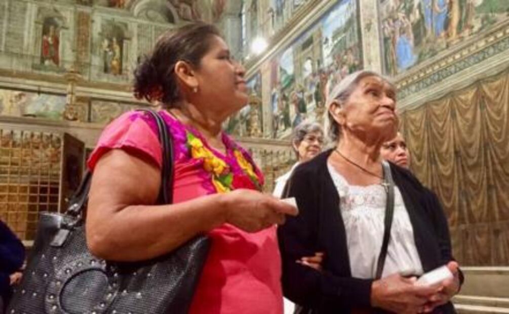 Mexicanas visitan la Capilla Sixtina y cumplen el sueño de su vida