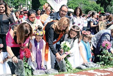 San Ángel se llena de color con la Feria de las Flores