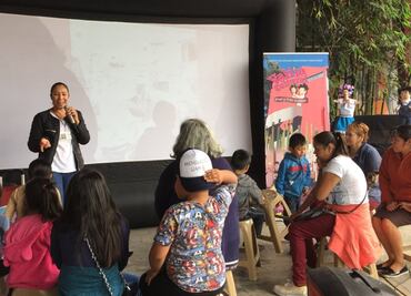 La “Valija cultural. Diego y Frida” llegó al Barrio de Tepito