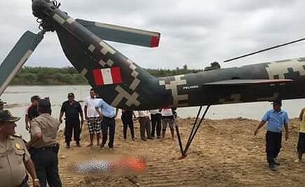 Muere joven por golpe de hélice de helicóptero en Perú