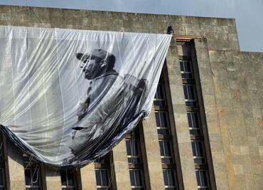 Preparan la Plaza de la Revolución para tributo a Fidel Castro