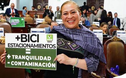 Diputada del PVEM propone que establecimientos tengan estacionamiento para vehículos no motorizados; destaca uso de bicicletas