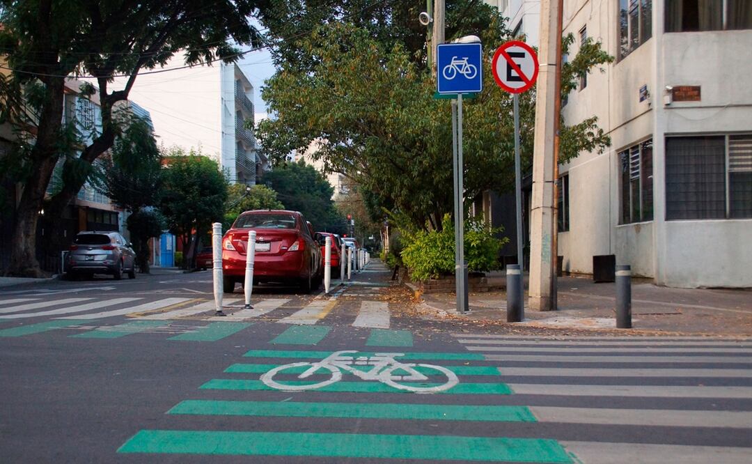 Concluyen obras de mantenimiento en ciclovías de Benito Juárez; mejoran conectividad y seguridad. Foto: Laura Arana
