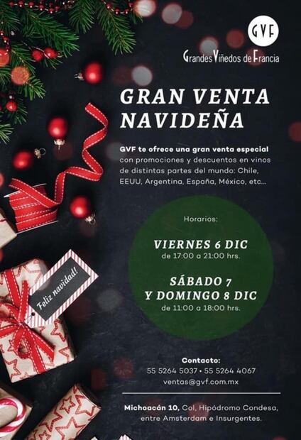 Lánzate a esta venta de vinos de fin de año