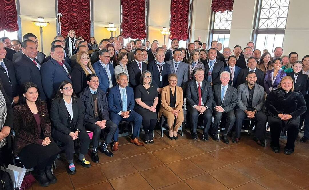 Foto tomada de Twitter del canciller Marcelo Ebrard