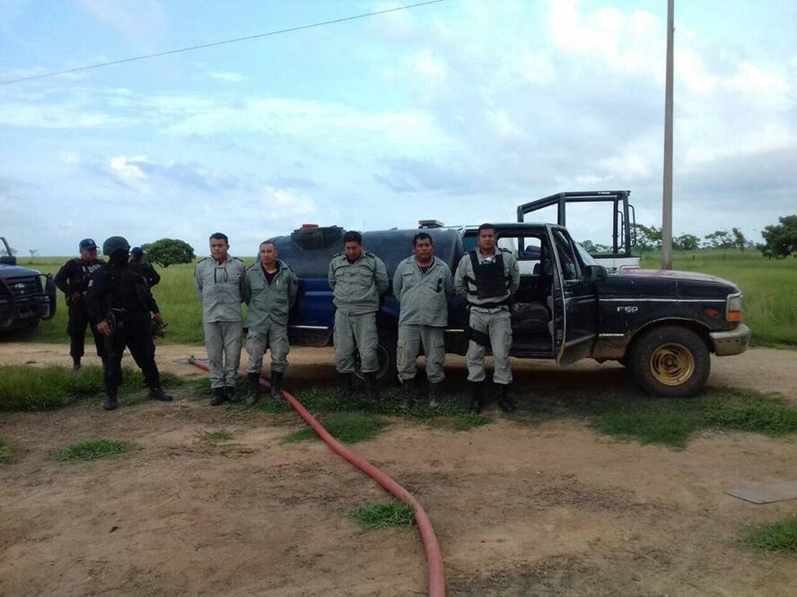 Caen agentes de seguridad de Pemex por supuesto robo de combustible