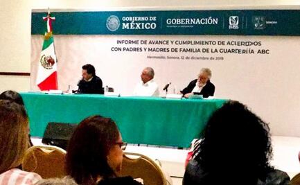 AMLO pide a Gertz Manero informe sobre caso de la Guardería ABC