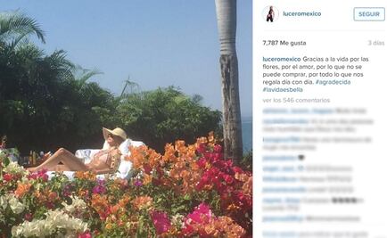 Lucero muestra su figura en bikini