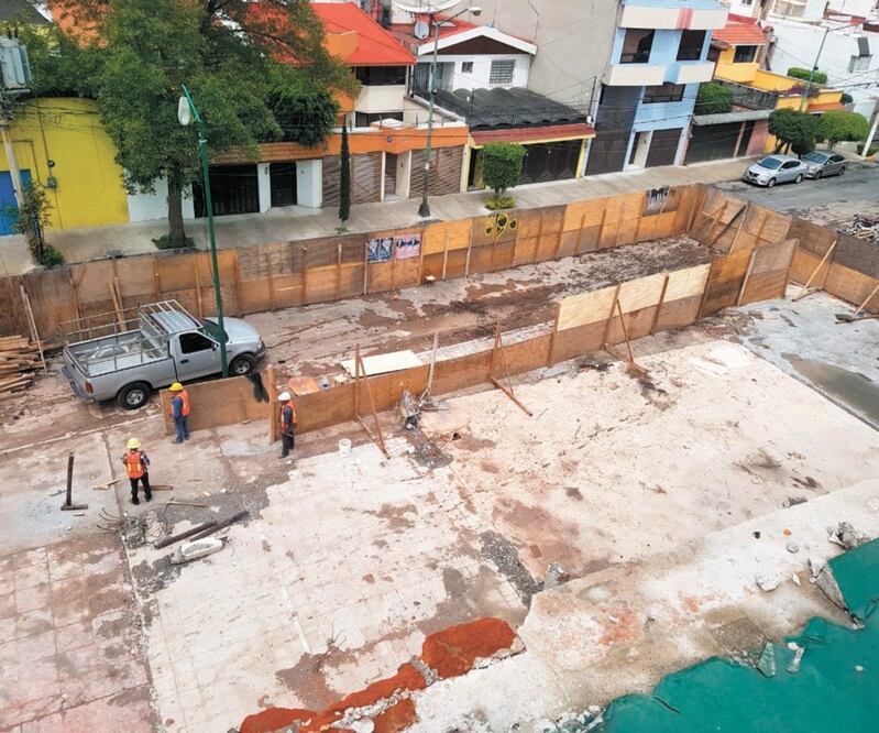 El Colegio Enrique Rébsamen, ubicado en la alcaldía Tlalpan, colapsó durante el sismo del 19 de septiembre de 2017. Foto: ARCHIVO EL UNIVERSAL