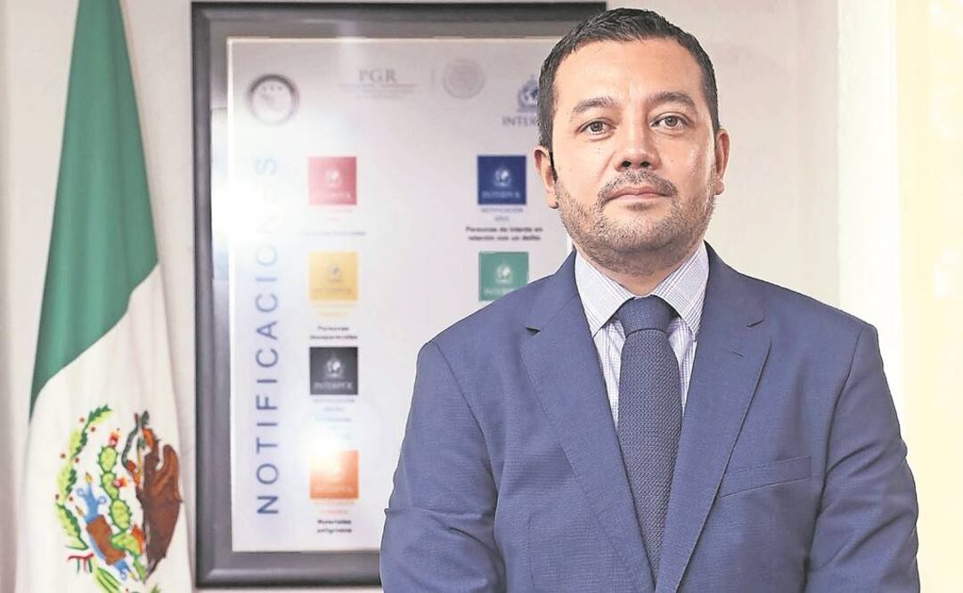 Francisco Almazán Barocio, Director de Asuntos Policiales Internacionales e Interpol de la PGR (BERENICE FREGOSO. EL UNIVERSAL)