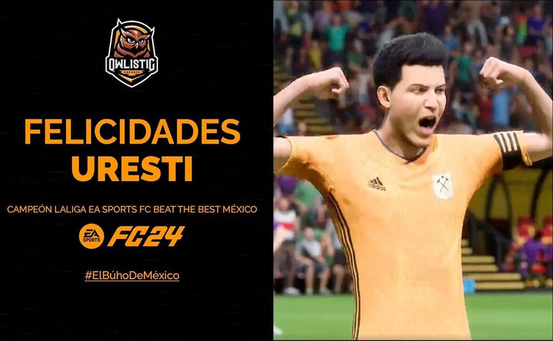 Aldo Uresti y Yidan, los reyes del “Beat The Best LaLiga FC Pro México” - Foto: Especial