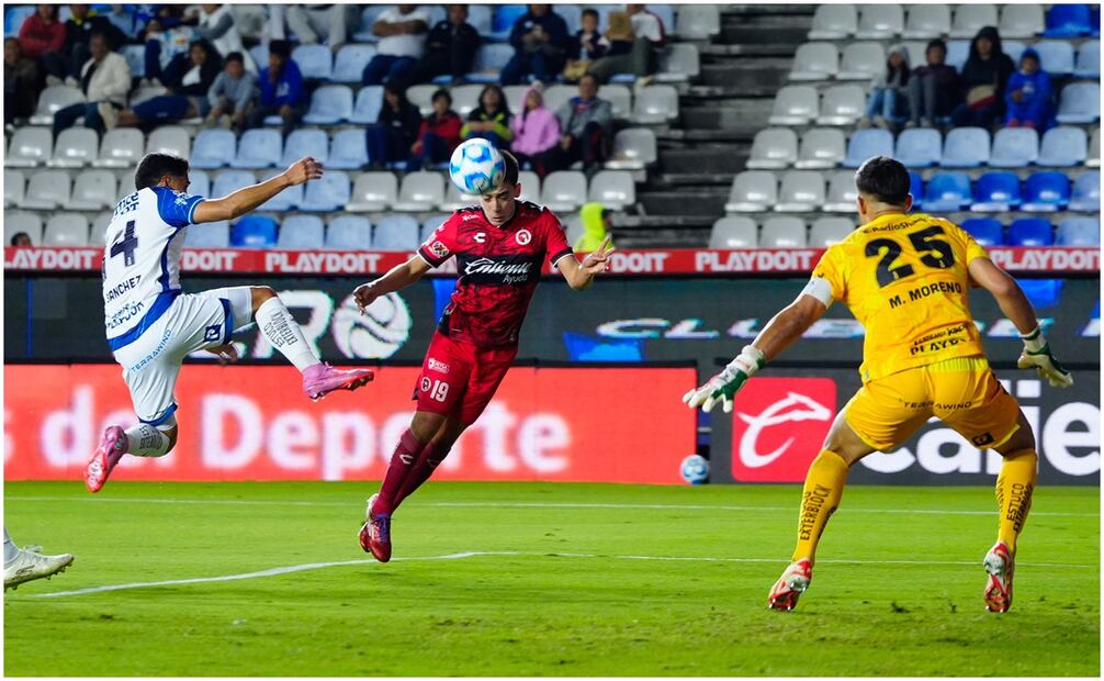 Gilberto Mora en su gol contra Pachuca / Foto: Imago7